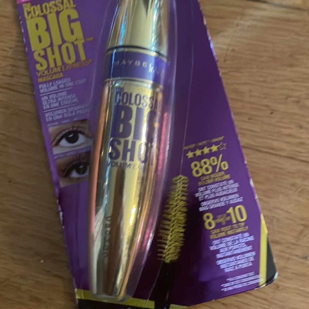 🌞✨MAYBELLINE COLOSSAL BIG SHOT VOLUME BLACKEST BLACK✨🌞